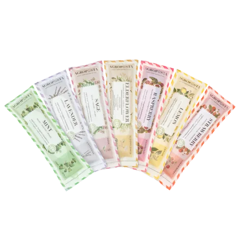 Mix of 50 sachets organic syrups — organic syrup handmade | Agropošta