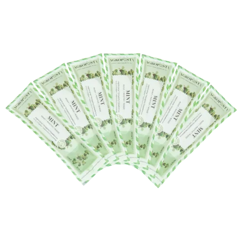 50 sachets Organic Mint Syrup — organic syrup handmade | Agropošta