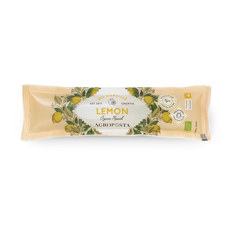 Ice Popsicles Lemon — organic handmade syrup