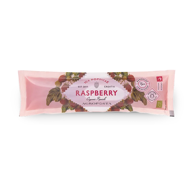 Ice Popsicles Raspberry — organic handmade syrup