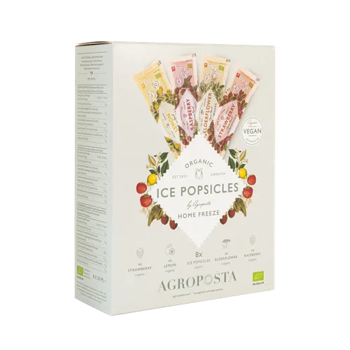 Popsicle ice pop mix box — 8 sachets — organic syrup handmade | Agropošta