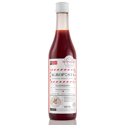 Organski sirup od maline 500ml — organski sirup ručna izrada